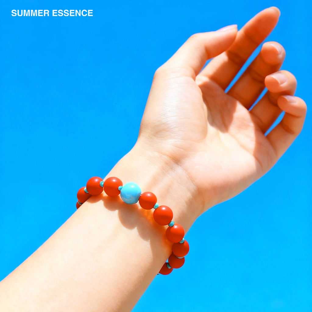 「Coral Kiss」Handmade Bracelet