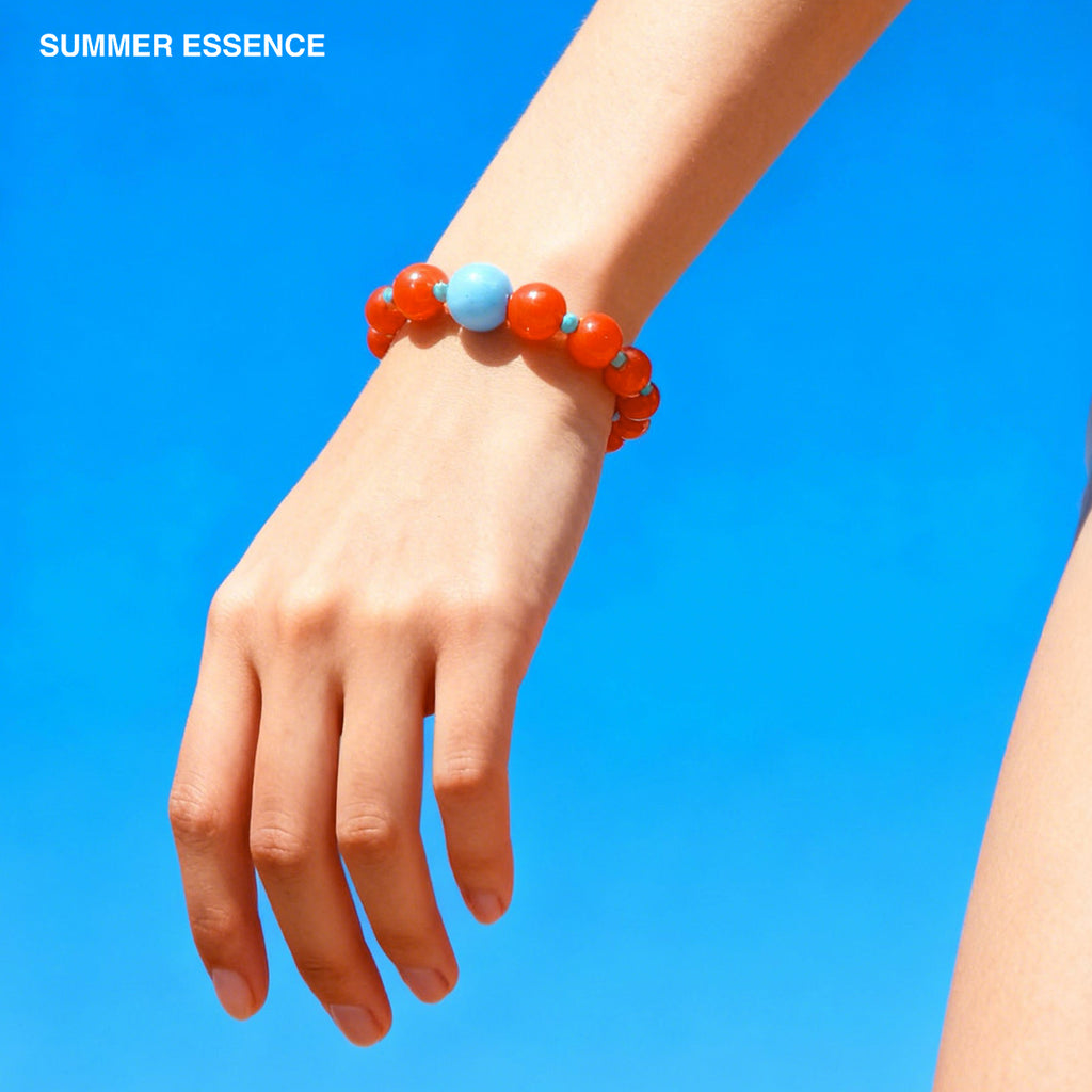 「Coral Kiss」Handmade Bracelet