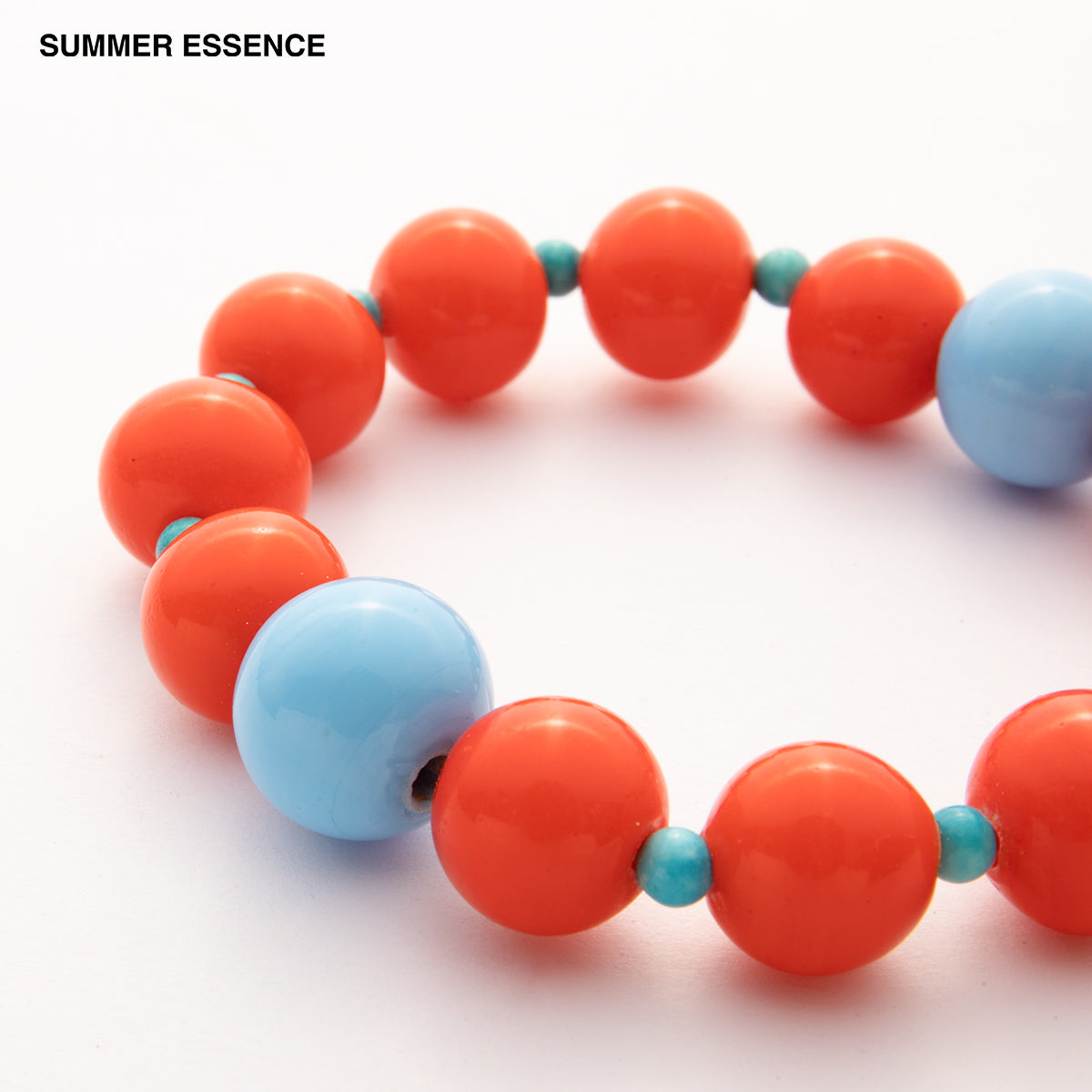 「Coral Kiss」Handmade Bracelet