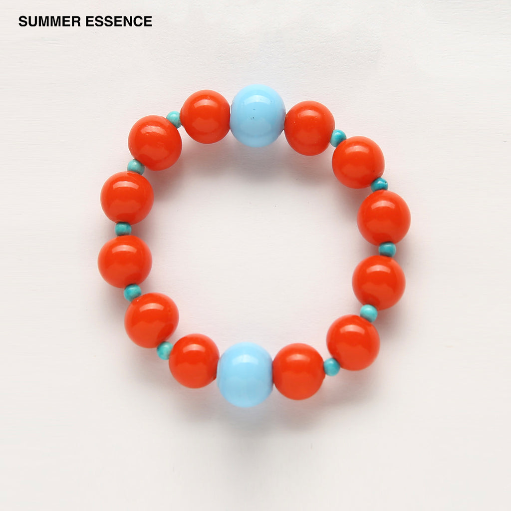 「Coral Kiss」Handmade Bracelet