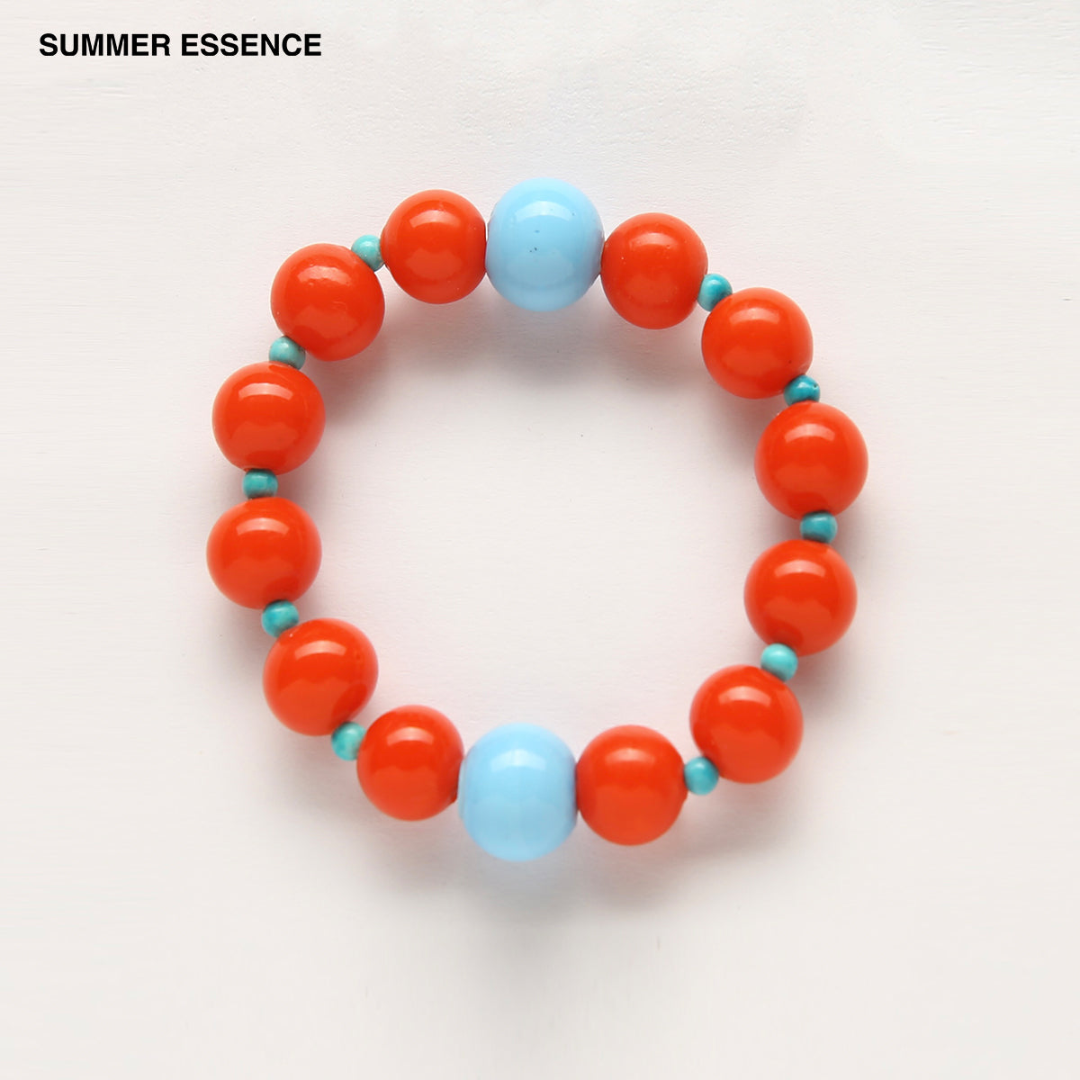 「Coral Kiss」Handmade Bracelet