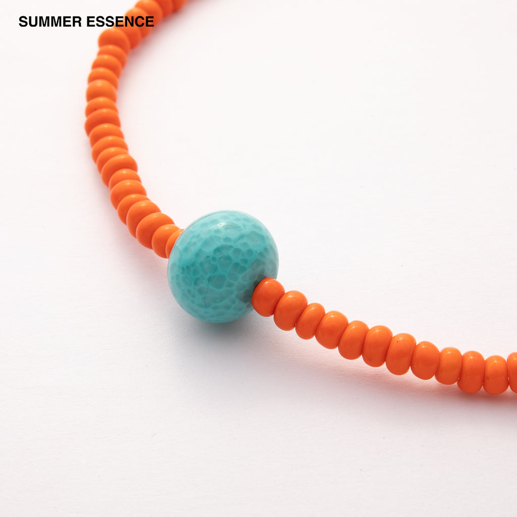 「Sunset Punch 」Handmade Necklace