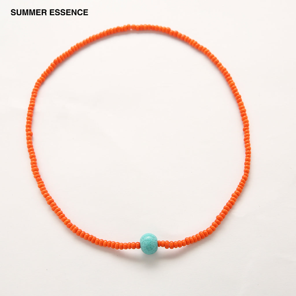 「Sunset Punch 」Handmade Necklace